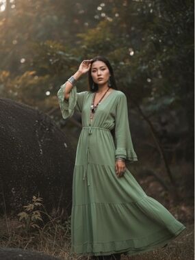 ✨️Thaluta Fern Maxi Dress, NWT